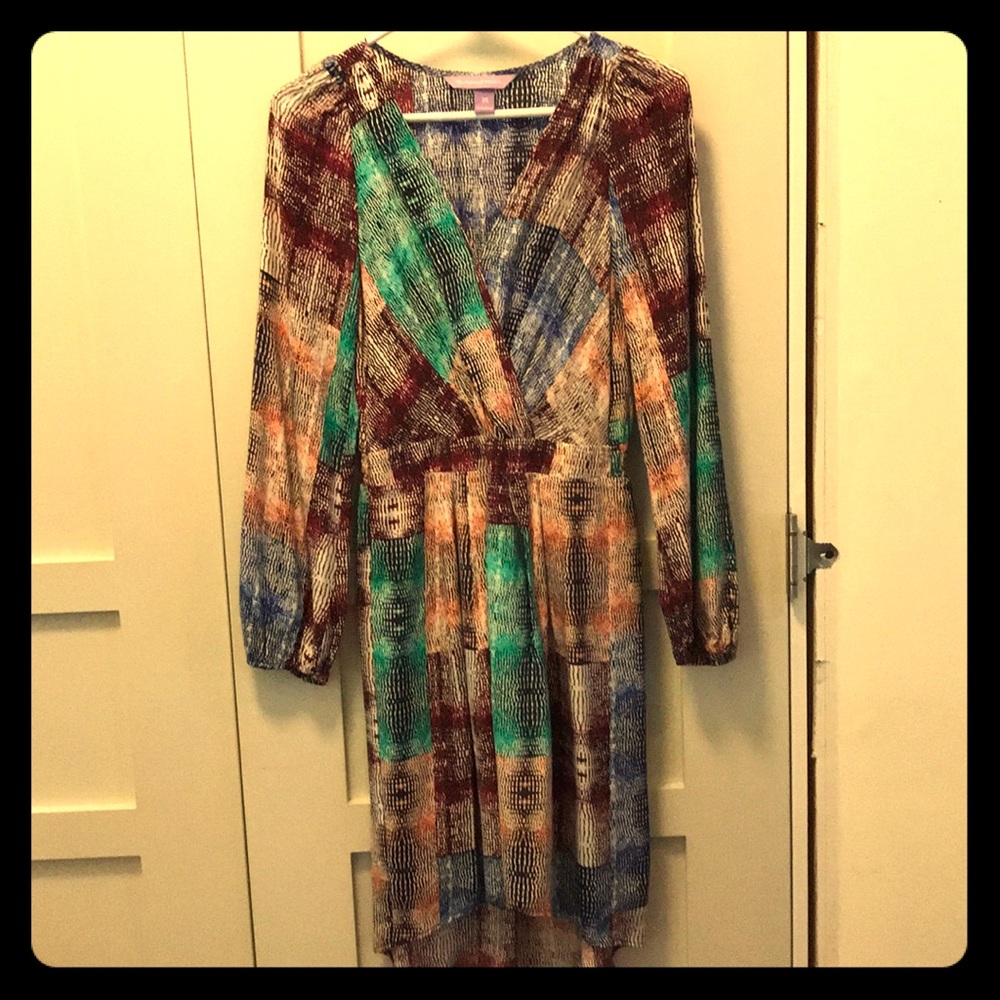 Colorful long-sleeved Blossom & Honey dress